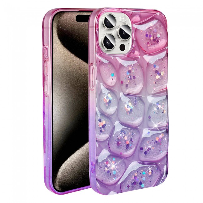Apple iPhone 15 Pro Max Kılıf Simli 3D Desenli Zore Hacar Kapak Apple iPhone 15 Pro Max Kılıf Simli 3D Desenli Zore Hacar Kapak