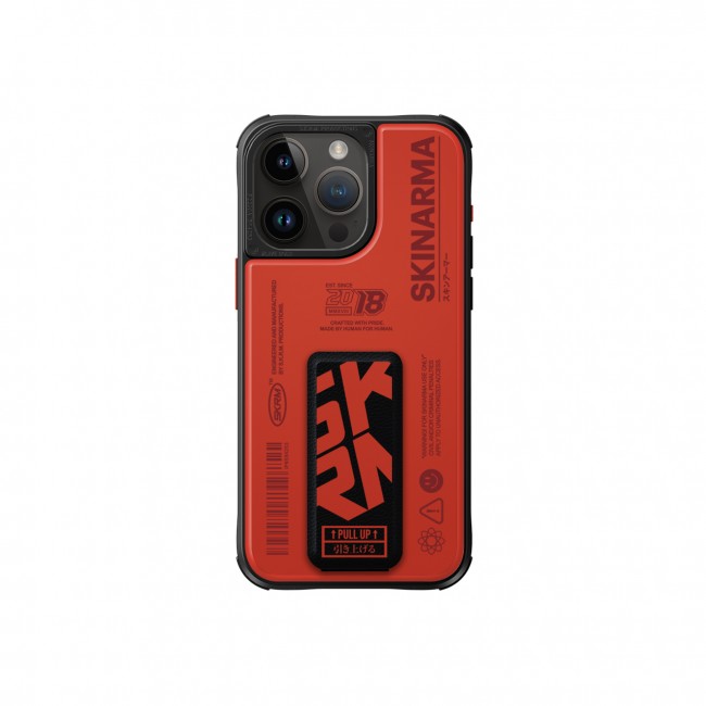 Apple iPhone 15 Pro Max Kılıf SkinArma Desenli Airbag Tasarımlı Standlı Spunk Kapak Apple iPhone 15 Pro Max Kılıf SkinArma Desenli Airbag Tasarımlı Standlı Spunk Kapak