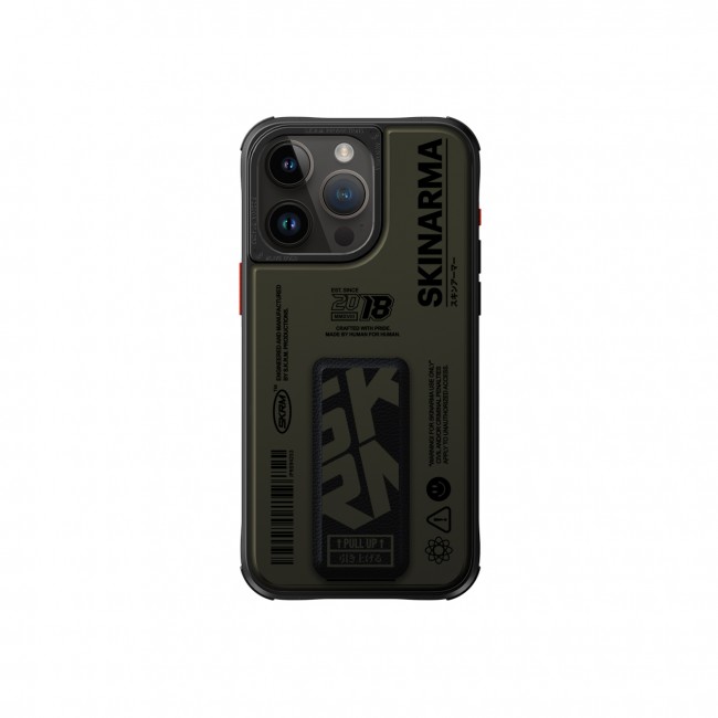 Apple iPhone 15 Pro Max Kılıf SkinArma Desenli Airbag Tasarımlı Standlı Spunk Kapak Apple iPhone 15 Pro Max Kılıf SkinArma Desenli Airbag Tasarımlı Standlı Spunk Kapak