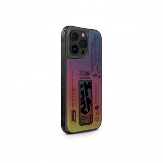 Apple iPhone 15 Pro Max Kılıf SkinArma Holografik Tasarımlı Standlı Deri Görünümlü Kira Kobai Kapak Apple iPhone 15 Pro Max Kılıf SkinArma Holografik Tasarımlı Standlı Deri Görünümlü Kira Kobai Kapak