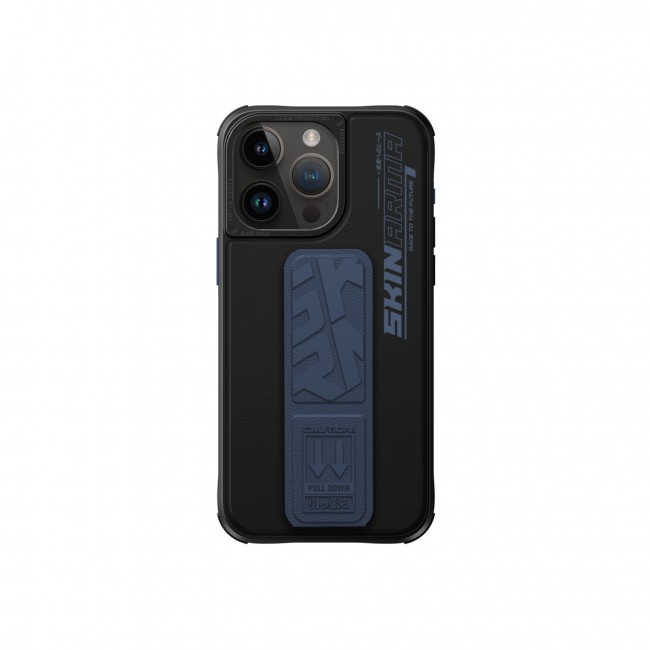 Apple iPhone 15 Pro Max Kılıf SkinArma Standlı Deri Görünümlü Slate Kapak Apple iPhone 15 Pro Max Kılıf SkinArma Standlı Deri Görünümlü Slate Kapak