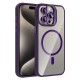 Apple iPhone 15 Pro Max Kılıf Standlı ve Kamera Lens Hediyeli M-Safe Şarj Özellikli Zore Etro Kapak Apple iPhone 15 Pro Max Kılıf Standlı ve Kamera Lens Hediyeli M-Safe Şarj Özellikli Zore Etro Kapak