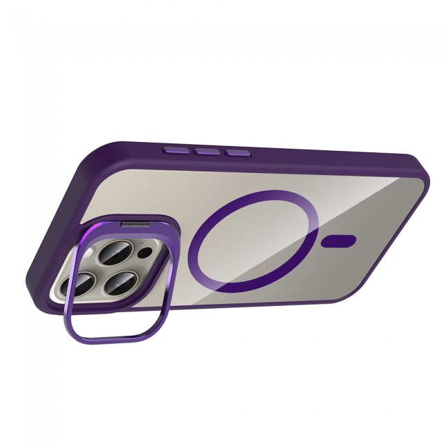 Apple iPhone 15 Pro Max Kılıf Standlı ve Kamera Lens Hediyeli M-Safe Şarj Özellikli Zore Etro Kapak Apple iPhone 15 Pro Max Kılıf Standlı ve Kamera Lens Hediyeli M-Safe Şarj Özellikli Zore Etro Kapak