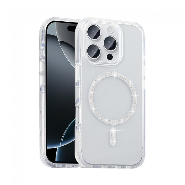 Apple iPhone 15 Pro Max Kılıf Taşlı Tasarım M-safe Şarj Özellikli Zore Koment Silikon Kapak Apple iPhone 15 Pro Max Kılıf Taşlı Tasarım M-safe Şarj Özellikli Zore Koment Silikon Kapak