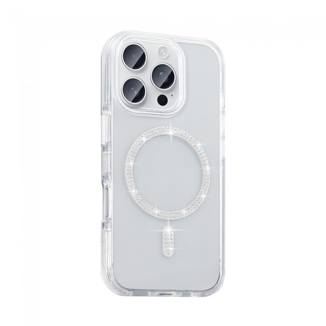 Apple iPhone 15 Pro Max Kılıf Taşlı Tasarım M-safe Şarj Özellikli Zore Koment Silikon Kapak Apple iPhone 15 Pro Max Kılıf Taşlı Tasarım M-safe Şarj Özellikli Zore Koment Silikon Kapak