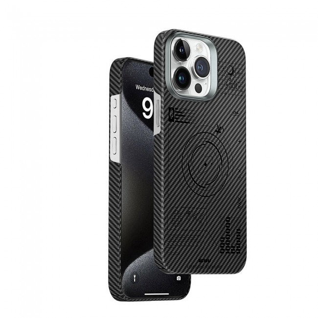 Apple iPhone 15 Pro Max Kılıf Wiwu KJZ-017 Karbon Fiber 600D Explore Kevlar Kapak Apple iPhone 15 Pro Max Kılıf Wiwu KJZ-017 Karbon Fiber 600D Explore Kevlar Kapak