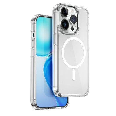 Bal-z Apple iPhone 15 Pro Max Kılıf Wiwu MCC-101 Magnetic Crystal Sert PC Kapak