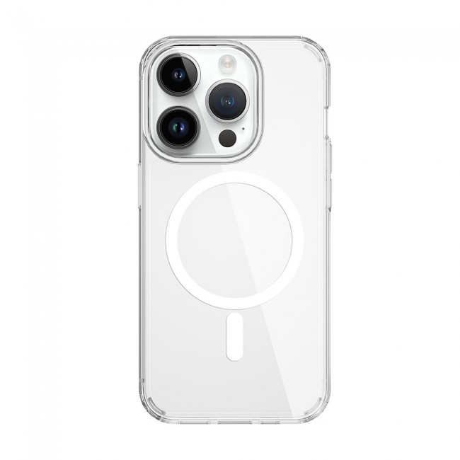 Apple iPhone 15 Pro Max Kılıf Wiwu MCC-101 Magnetic Crystal Sert PC Kapak Apple iPhone 15 Pro Max Kılıf Wiwu MCC-101 Magnetic Crystal Sert PC Kapak