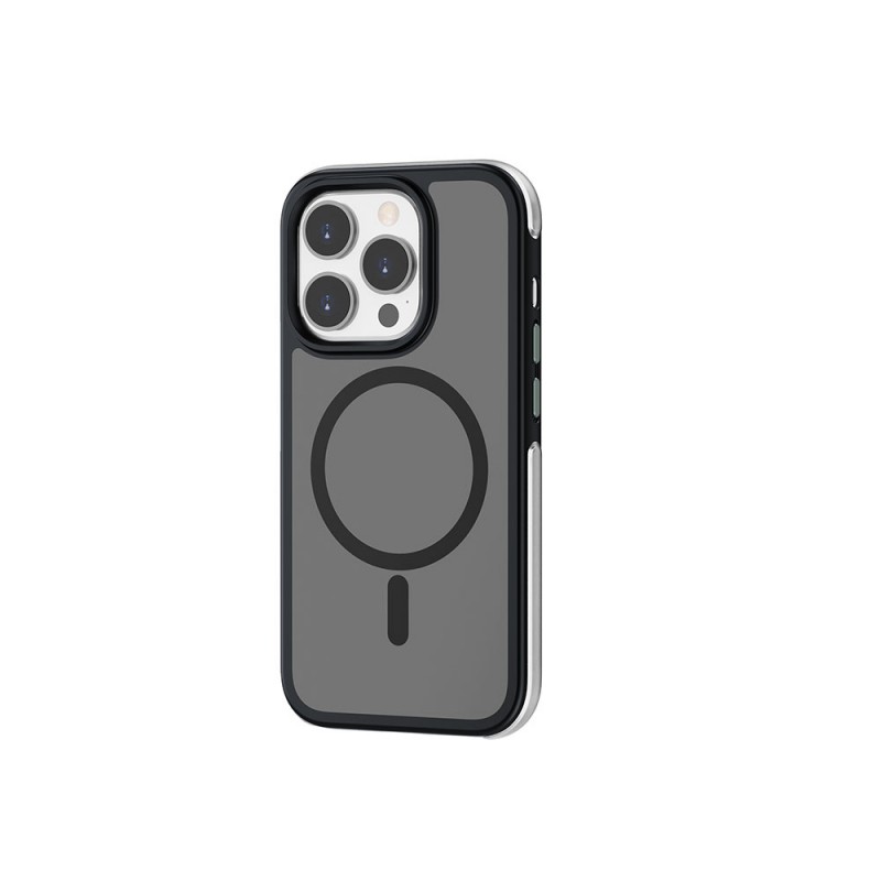 Bal-z Apple iPhone 15 Pro Max Kılıf Wiwu ZKK-012 M-safe Şarj Özellikli Air Cushion Kapak