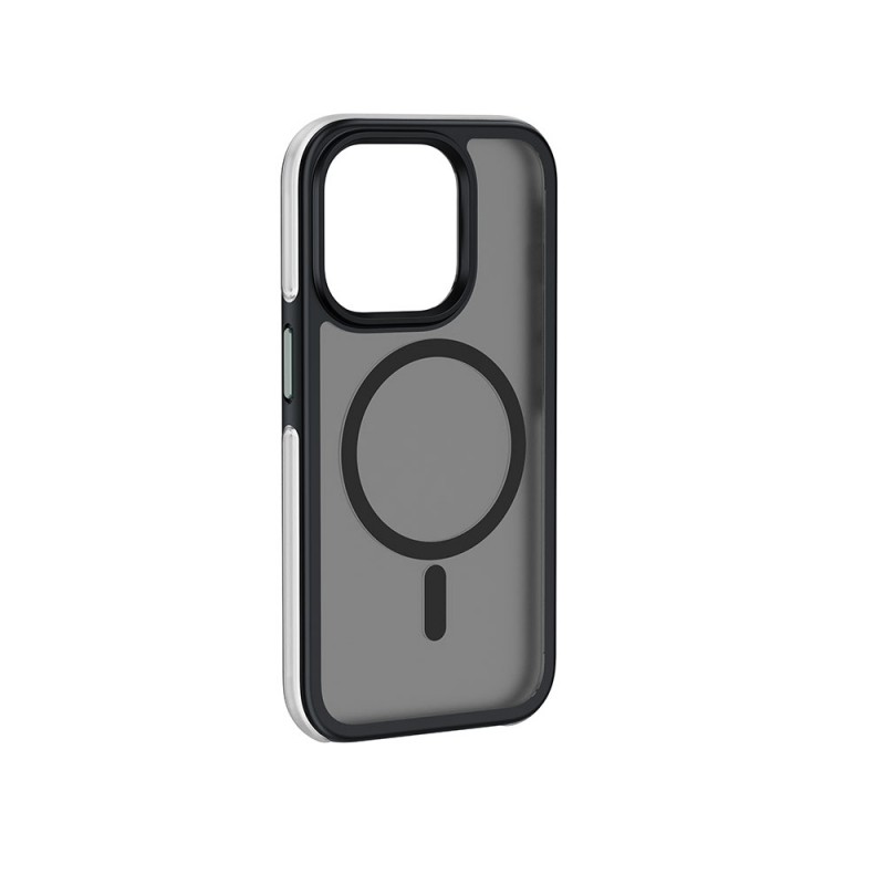 Bal-z Apple iPhone 15 Pro Max Kılıf Wiwu ZKK-012 M-safe Şarj Özellikli Air Cushion Kapak