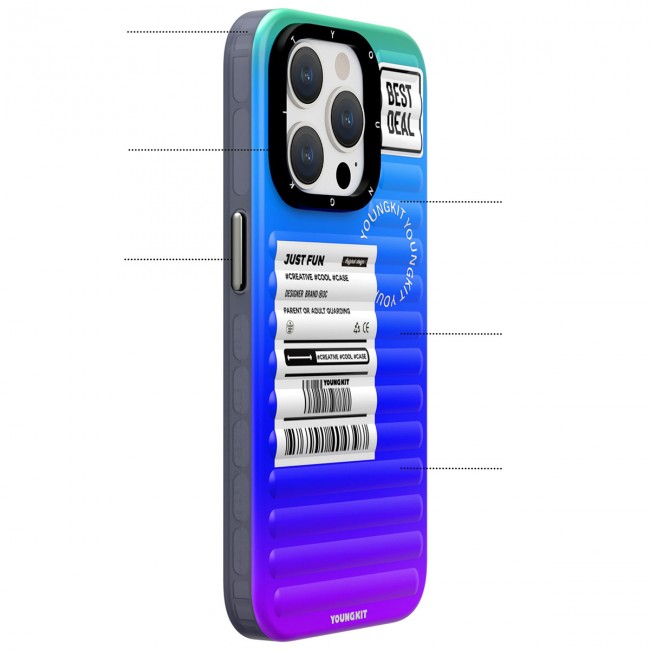 Apple iPhone 15 Pro Max Kılıf YoungKit The Secret Color Serisi Kapak