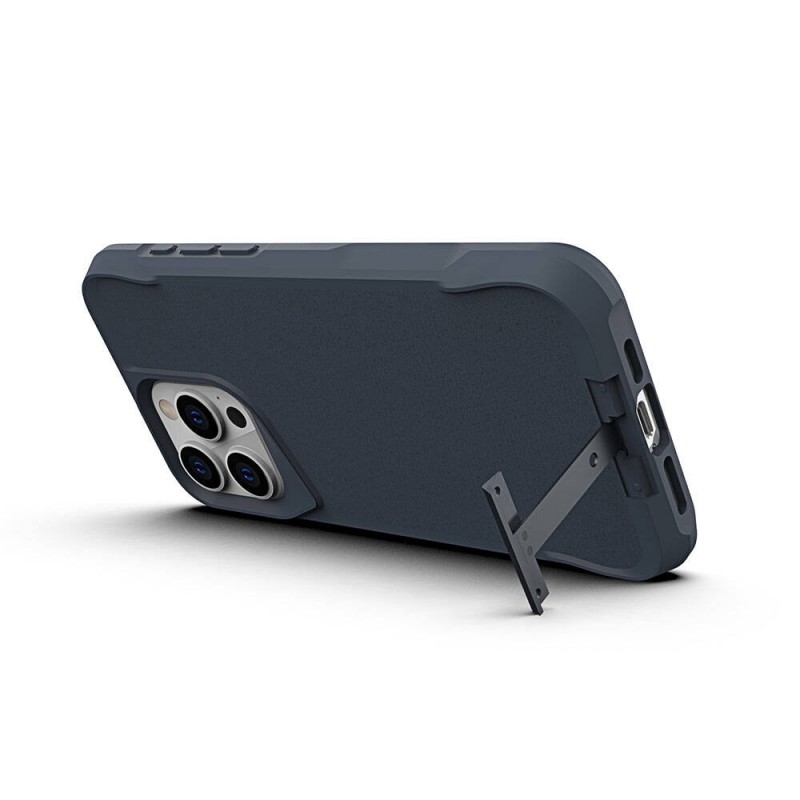 Bal-z Apple iPhone 15 Pro Max Kılıf  Airbag Kenarlı T-Max Mat Standlı Kapak