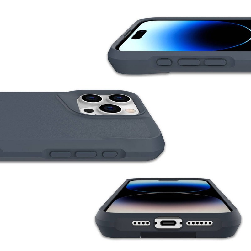 Bal-z Apple iPhone 15 Pro Max Kılıf  Airbag Kenarlı T-Max Mat Standlı Kapak