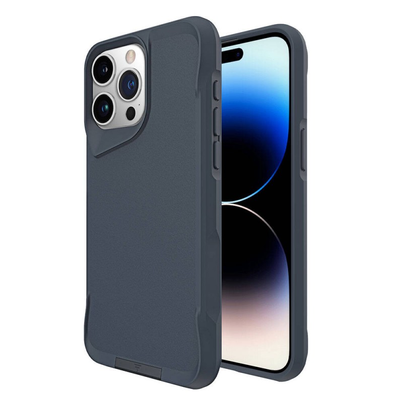 Bal-z Apple iPhone 15 Pro Max Kılıf  Airbag Kenarlı T-Max Mat Standlı Kapak