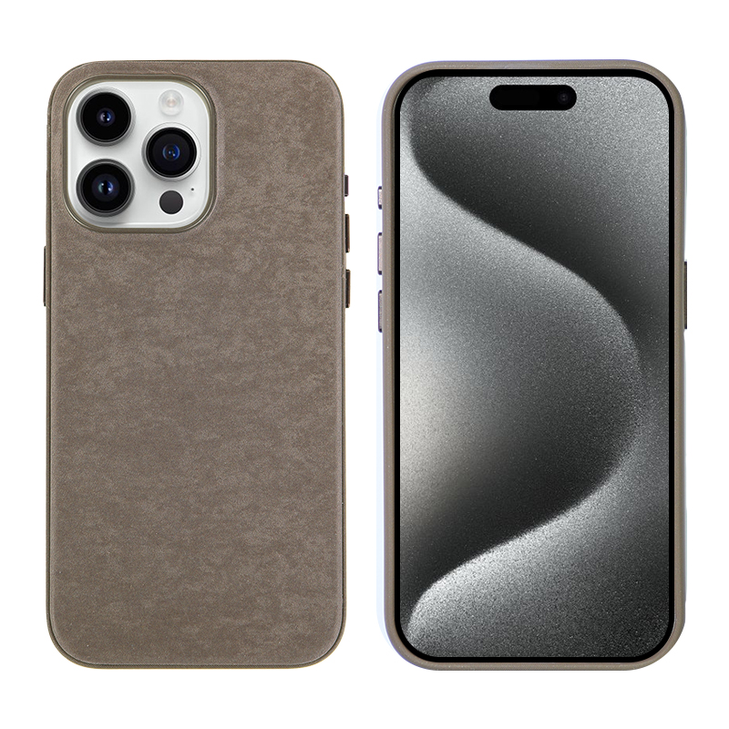 Bal-z Apple iPhone 15 Pro Max Kılıf  Mikro Fiber Mimoza Kapak