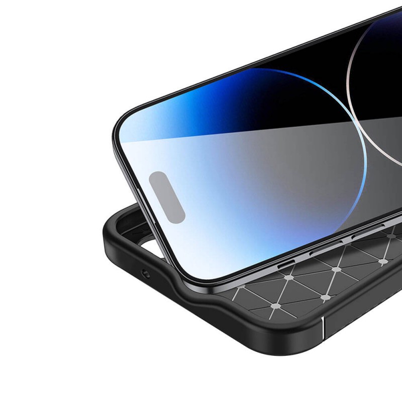 Bal-z Apple iPhone 15 Pro Max Kılıf  Negro Silikon Kapak