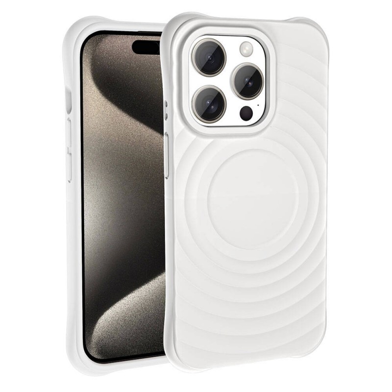 Bal-z Apple iPhone 15 Pro Max M-safe Şarj Özellikli Airbagli Mat Görünümlü  Hepi Kapak