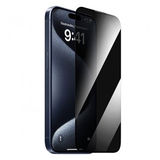 Apple iPhone 15 Pro Max Wiwu GT-011 Anti-Bakteriyel Özellikli Polimer Oleofobik Kaplama Temperli Privacy Cam Ekran Koruyucu Apple iPhone 15 Pro Max Wiwu GT-011 Anti-Bakteriyel Özellikli Polimer Oleofobik Kaplama Temperli Privacy Cam Ekran Koruyucu
