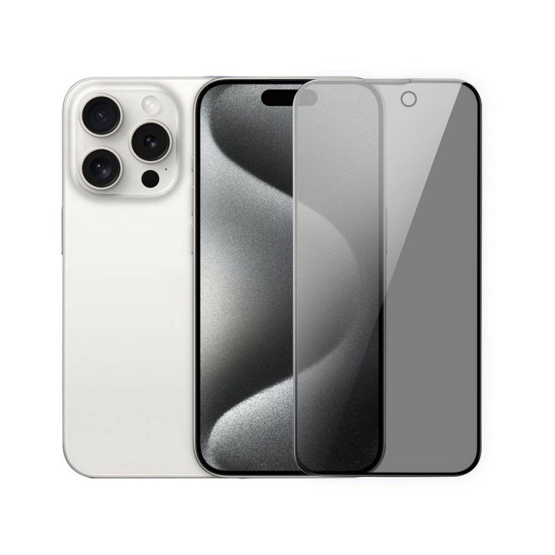 Bal-z Apple iPhone 15 Pro Max Wiwu iPrivacy HD Anti-Peep Ekran Koruyucu