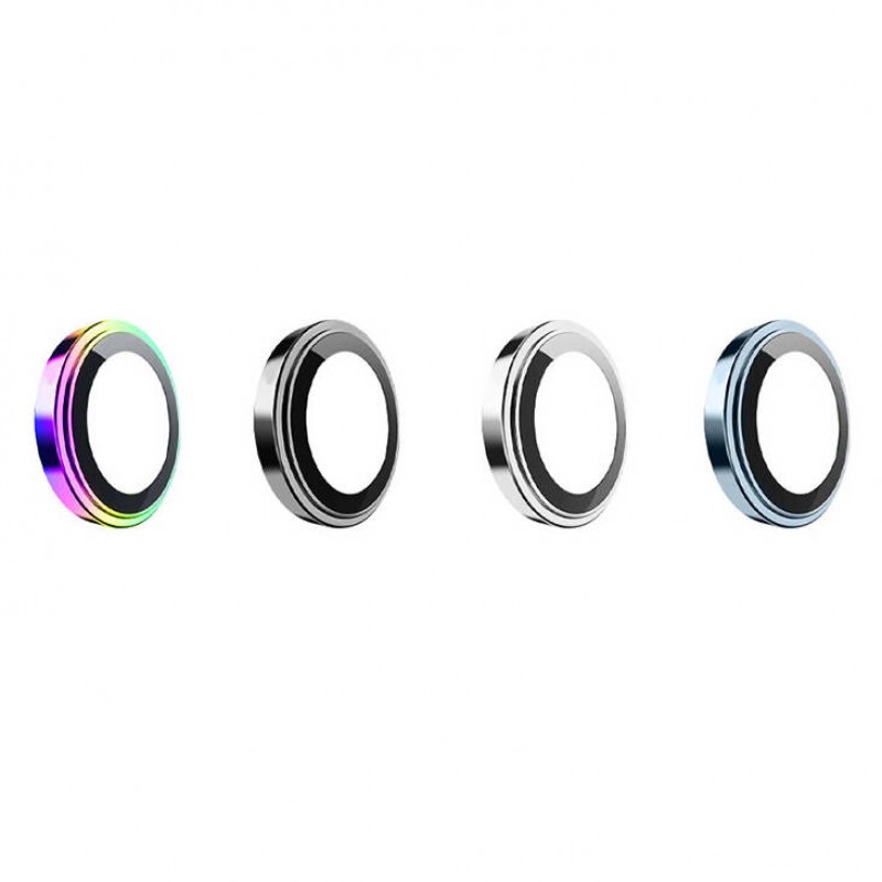 Bal-z Apple iPhone 15 Pro ​​​Max Wiwu Lens Guard Metal Kamera Lens Koruyucu