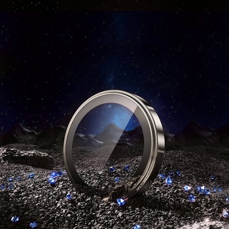 Bal-z Apple iPhone 15 Pro Max Wiwu LG-003 Lens Guard Çizilmeye Karşı Dayanıklı Safir Kamera Lens Koruyucu