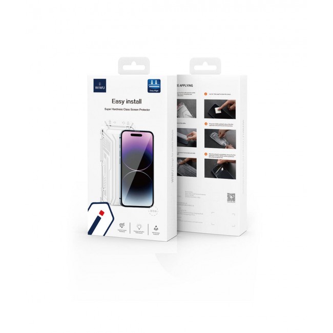 Apple iPhone 15 Pro Max Wiwu SQ-005 Easy İnstall iVista Super Hardness Ekran Koruyucu Apple iPhone 15 Pro Max Wiwu SQ-005 Easy İnstall iVista Super Hardness Ekran Koruyucu