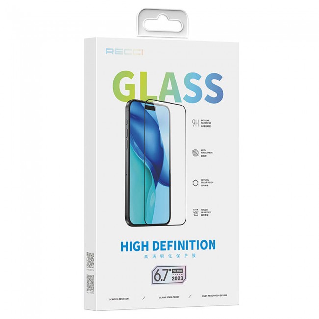 Apple iPhone 15 Pro Recci RSP-A21HD Full Transparan Temperli Cam Ekran Koruyucu Apple iPhone 15 Pro Recci RSP-A21HD Full Transparan Temperli Cam Ekran Koruyucu