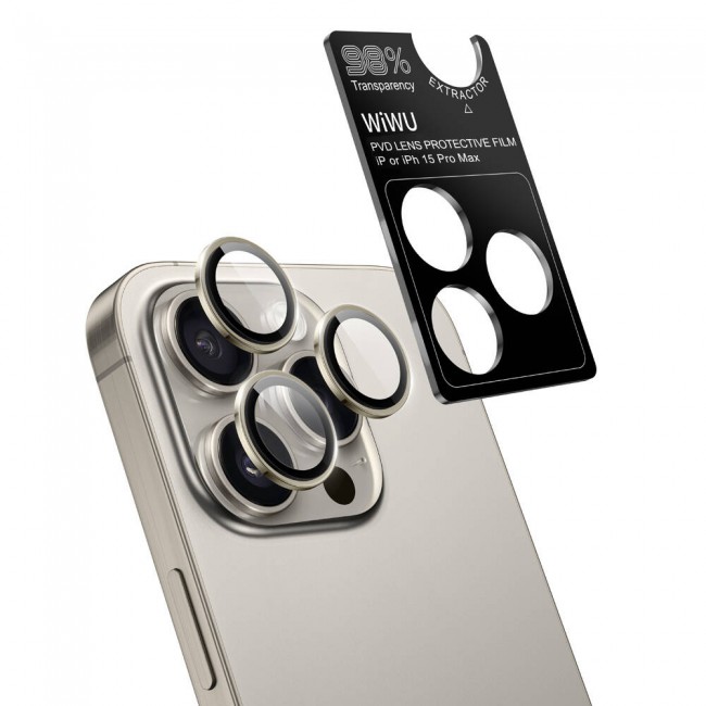 Apple iPhone 15 Pro Wiwu LG-003 Lens Guard Çizilmeye Karşı Dayanıklı Safir Kamera Lens Koruyucu Apple iPhone 15 Pro Wiwu LG-003 Lens Guard Çizilmeye Karşı Dayanıklı Safir Kamera Lens Koruyucu
