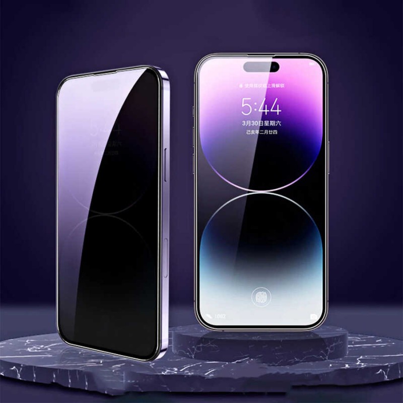 Bal-z Apple iPhone 15 Pro  Kor Privacy Cam Ekran Koruyucu