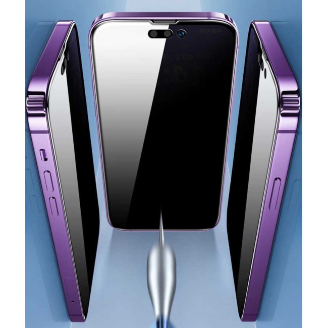 Apple iPhone 15 Pro Zore Kor Privacy Cam Ekran Koruyucu Apple iPhone 15 Pro Zore Kor Privacy Cam Ekran Koruyucu