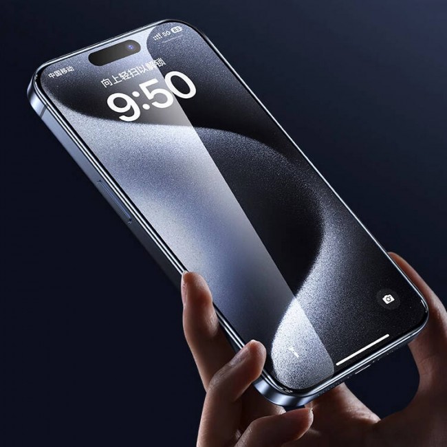 Apple iPhone 15 Wiwu GT-009 Polimer Oleofobik Kaplama Şeffaf Pürüzsüz Temperli Cam Ekran Koruyucu Apple iPhone 15 Wiwu GT-009 Polimer Oleofobik Kaplama Şeffaf Pürüzsüz Temperli Cam Ekran Koruyucu