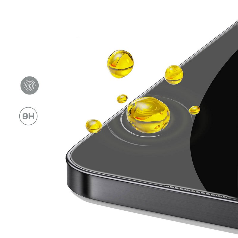 Bal-z Apple iPhone 15  Rika Premium Privacy Temperli Cam Ekran Koruyucu