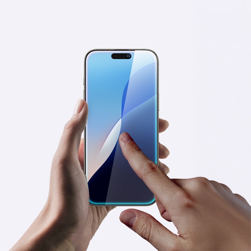 Bal-z Apple iPhone 16 Amazingthing Radix Parmak İzi Bırakmayan Temperli Cam Ekran Koruyucu