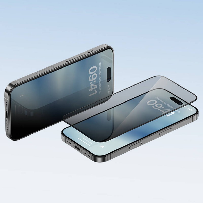 Bal-z Apple iPhone 16 Benks Ultra Shield 0.4mm Privacy Ekran Koruyucu + Kolay Uygulama Aparatlı