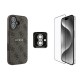 Apple iPhone 16 Guess Orjinal Lisanslı Kılıf + Ekran Koruyucu + Lens Koruyucu 3in1 Aksesuar Seti Apple iPhone 16 Guess Orjinal Lisanslı Kılıf + Ekran Koruyucu + Lens Koruyucu 3in1 Aksesuar Seti