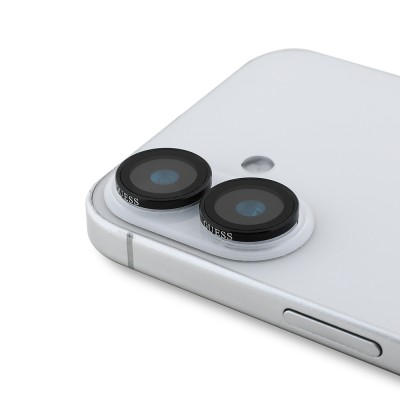 Bal-z Apple iPhone 16 Guess Orjinal Lisanslı Metal Kamera Lens Koruyucu