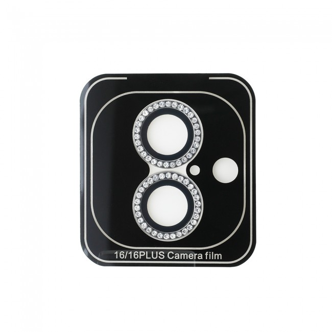 Apple iPhone 16 Guess Orjinal Lisanslı Rhinestone Ekran Koruyucu + Lens Koruyucu 2in1 Aksesuar Seti Apple iPhone 16 Guess Orjinal Lisanslı Rhinestone Ekran Koruyucu + Lens Koruyucu 2in1 Aksesuar Seti