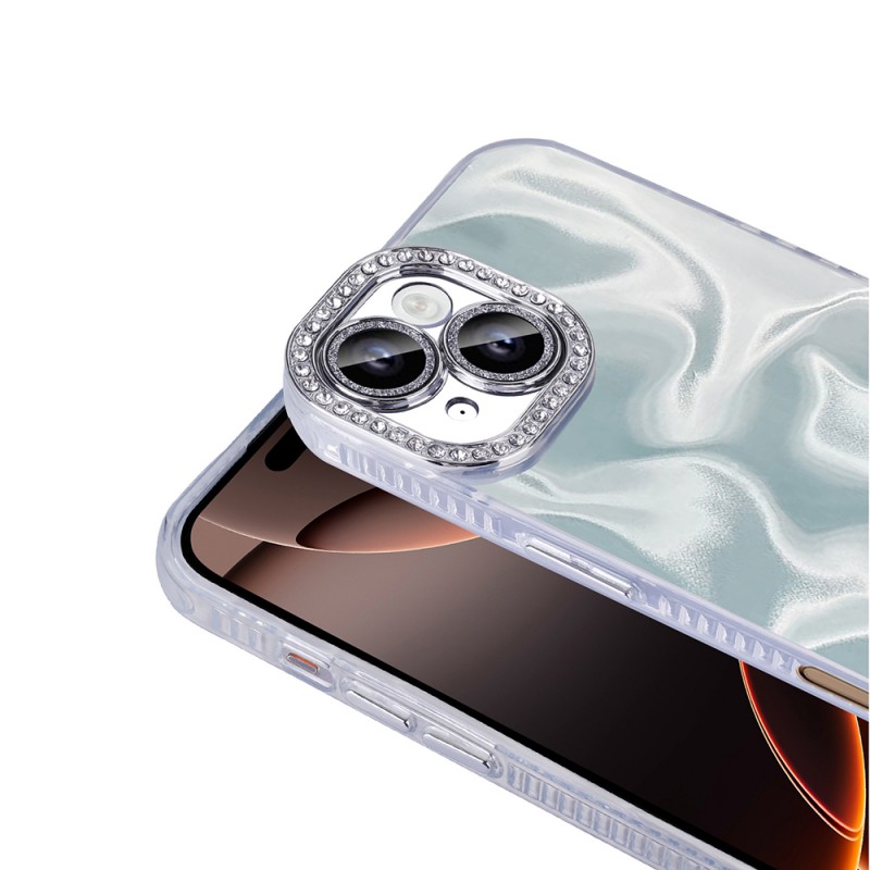 Bal-z Apple iPhone 16 Kılıf Airbagli Parlak Taş Detay Tasarımlı Zore Esila Kapak