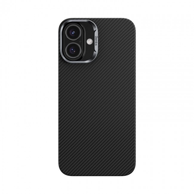 Apple iPhone 16 Kılıf Benks Magsafe Şarj Özellikli Magnetik ArmorAir 600D Kevlar Fiber Kapak Apple iPhone 16 Kılıf Benks Magsafe Şarj Özellikli Magnetik ArmorAir 600D Kevlar Fiber Kapak