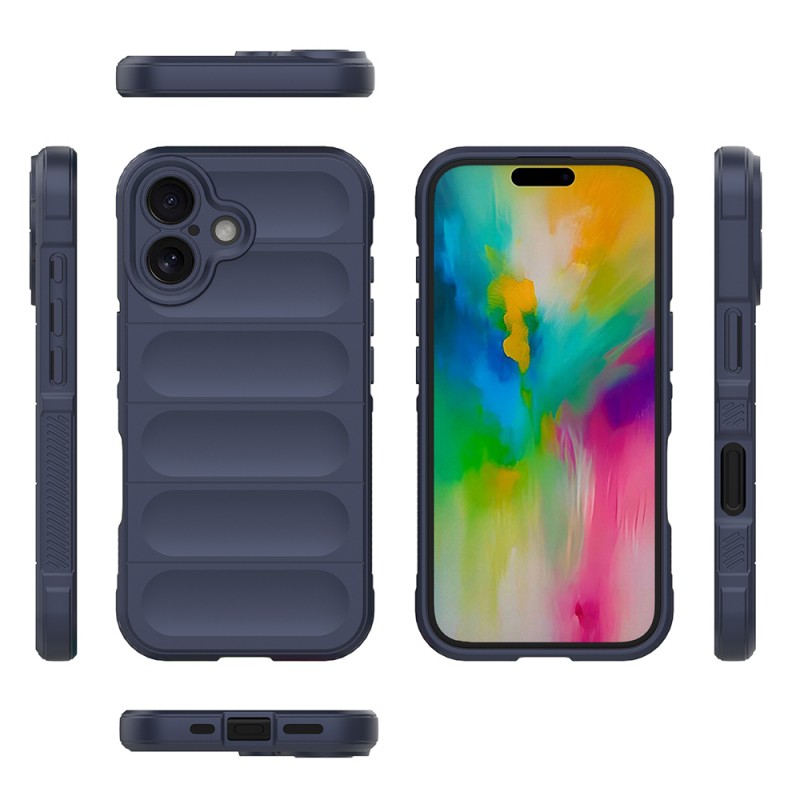 Bal-z Apple iPhone 16 Kılıf Esnek TPU Oyuklu Arka Yüzey Tasarımlı Zore Etnik Silikon Kapak