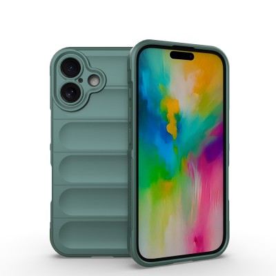 Bal-z Apple iPhone 16 Kılıf Esnek TPU Oyuklu Arka Yüzey Tasarımlı Zore Etnik Silikon Kapak
