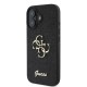 Apple iPhone 16 Kılıf Guess Orjinal Lisanslı 4G Büyük Metal Logolu Glitter Kapak Apple iPhone 16 Kılıf Guess Orjinal Lisanslı 4G Büyük Metal Logolu Glitter Kapak