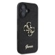 Apple iPhone 16 Kılıf Guess Orjinal Lisanslı 4G Büyük Metal Logolu Glitter Kapak Apple iPhone 16 Kılıf Guess Orjinal Lisanslı 4G Büyük Metal Logolu Glitter Kapak