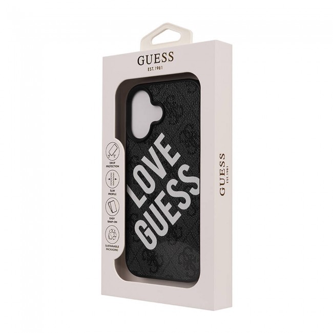 Apple iPhone 16 Kılıf Guess Orjinal Lisanslı Big Love Guess Kapak Apple iPhone 16 Kılıf Guess Orjinal Lisanslı Big Love Guess Kapak