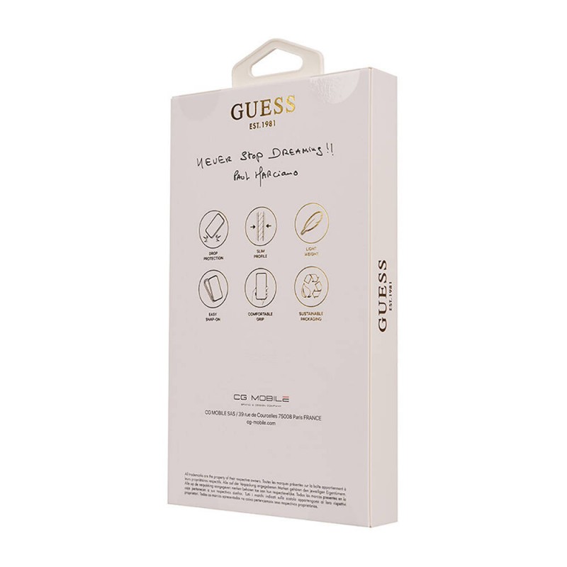 Bal-z Apple iPhone 16 Kılıf Guess Orjinal Lisanslı Big Love Guess Kapak