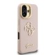 Apple iPhone 16 Kılıf Guess Orjinal Lisanslı Grained Yazı Logolu Kamera Standlı Kapak