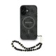 Apple iPhone 16 Kılıf Guess Orjinal Lisanslı M-safe Şarj Özellikli PU Deri Bilek Askı İpli Yazı Logolu Kapak Apple iPhone 16 Kılıf Guess Orjinal Lisanslı M-safe Şarj Özellikli PU Deri Bilek Askı İpli Yazı Logolu Kapak