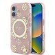 Apple iPhone 16 Kılıf Guess Orjinal Lisanslı Magsafe Şarj Özellikli 4G Desenli IML Yazı Logolu Peony Kapak Apple iPhone 16 Kılıf Guess Orjinal Lisanslı Magsafe Şarj Özellikli 4G Desenli IML Yazı Logolu Peony Kapak