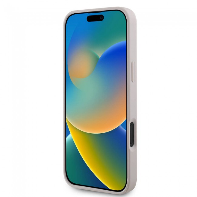 Apple iPhone 16 Kılıf Guess Orjinal Lisanslı Magsafe Şarj Özellikli PU Deri Şerit Logo Dizaynlı Kapak Apple iPhone 16 Kılıf Guess Orjinal Lisanslı Magsafe Şarj Özellikli PU Deri Şerit Logo Dizaynlı Kapak