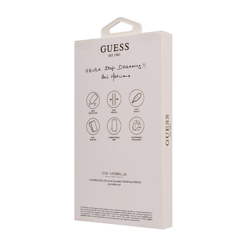 Bal-z Apple iPhone 16 Kılıf Guess Orjinal Lisanslı M-safe Şarj Özellikli Small 4G Classic Kapak